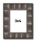 Photo Size Deco Black Picture Frame - UV Acrylic, Foam Board Backing, Hanging Hardware